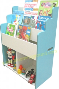 ชั้นหนังสือเด็กรุ่น ฮอบบี้  สีฟ้า